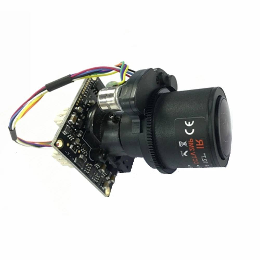 Full HD 2MP AHD Security Camera Module 2.8-12mm Motorized Varifocal 4xZoom CCTV Camera Mainly PC Board Support OSD Cable 4