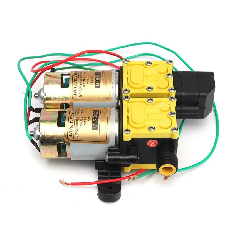 8LPM DC 12 В мембранный автомобильный водяной насос шайба самовсасывающий высокого давления караван инженерный пластик для сада спринклеры душ
