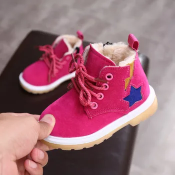 

Spring and Autumn Children's Boots Boys and Girls Leather and Ankle Boots Martin Boots Fashion Boots Girls Baby Boys Rubber Shoe