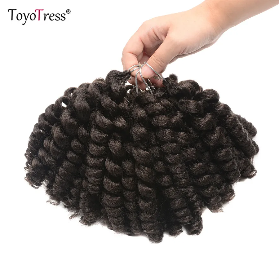 Jumpy Wand Curl вязанные волосы ямайский прыжок кудрявые плетение наращивание крючком