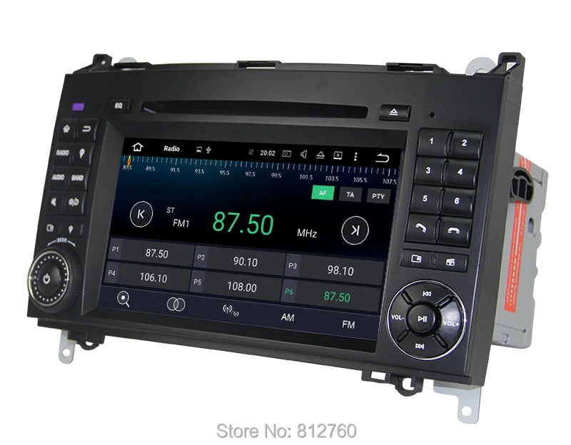 Best Quad Core 2G RAM Android 7.1 Car DVD GPS For Mercedes benz B200 sprinter W169 W245 W906 Viano Vito W639 Car Radio Head Unit 1