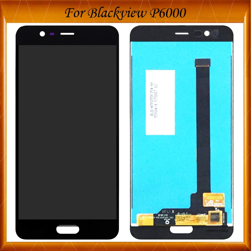 

5.5 Inch For Blackview P6000 LCD Display+Touch Screen 100% Working Well Assembly Repair Parts For Blackview P 6000 LCD