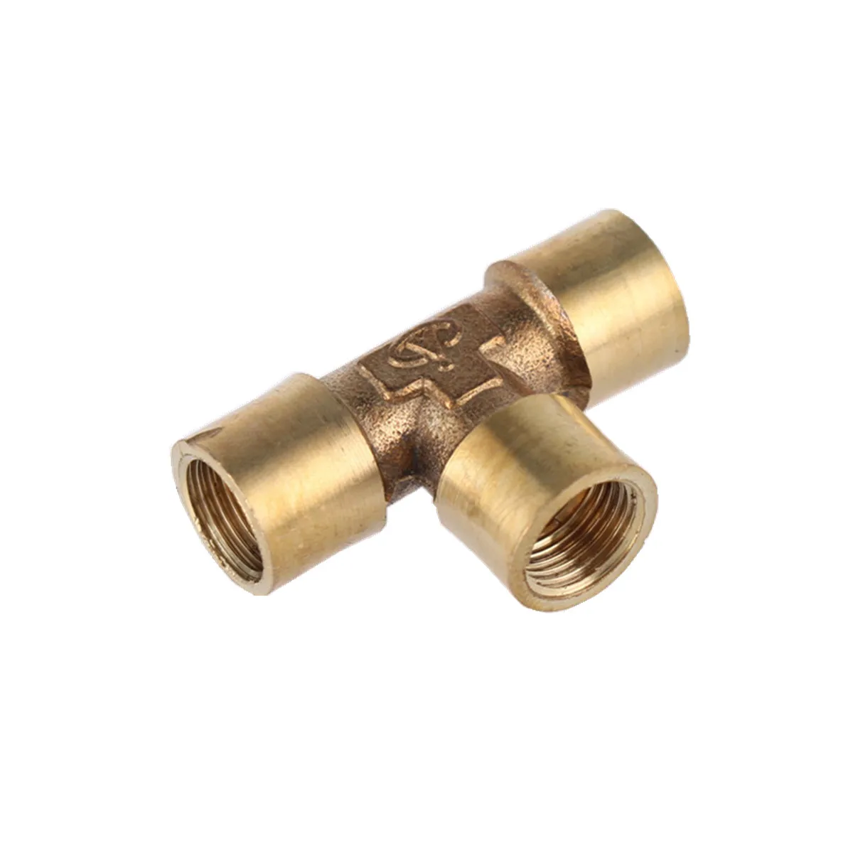 3 сторонний тройник Тип 1/8 &quot1/4&quot 3/8 &quot1/2&quot 3/4 &quotBSP Женская резьба латунный фитинг