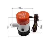 ימית משאבת 750 GPH לא אוטומטי שיפוליים משאבה 12V DC ימית סירה משאבת הצוללת מסננים ימית אביזרים סירות משאבה (5)