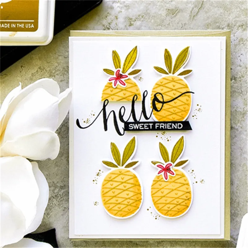 

InLoveArts 11*16cm New Tree House Alphabet Clear Stamps for Cutting Dies Scrapbooking Embossing Transparent Clear Silicone Stamp