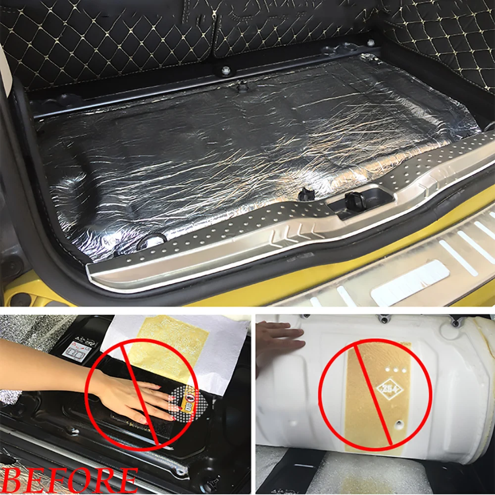 Для Smart 451 453 Car стекловолокно звукоизоляция защита от замерзания закрытые сотовые