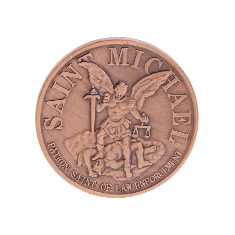 Памятная монета Америка полиция Нью-Йорк св. Майкл Коллекция Арт-подарки сувенирные монеты
