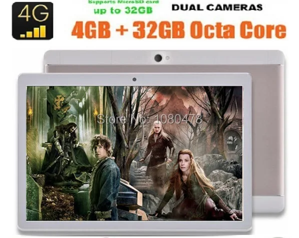 DHL Free Shipping 10 inch tablet 4G FDD LTE Octa Core 4GB RAM 32GB ROM 8