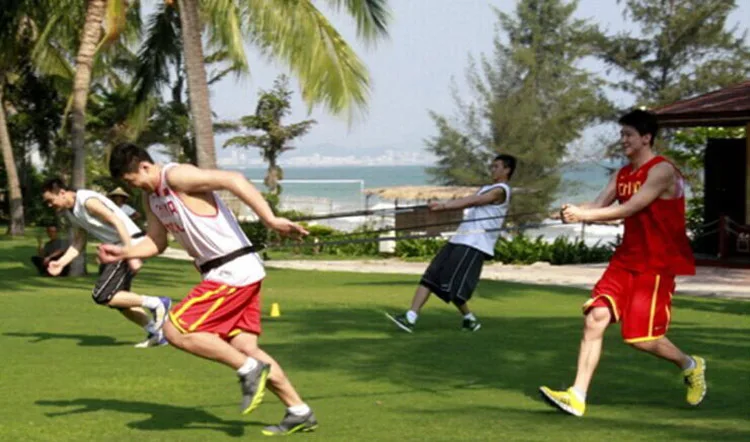 

free shipping football training band high respond TPE material 2.5M