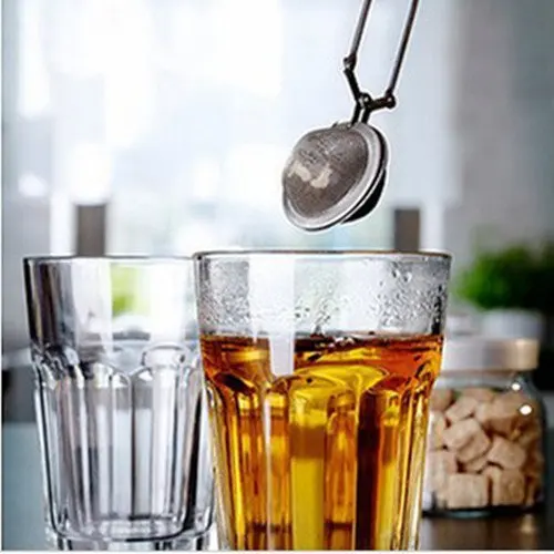 

2pcs/set Loose Spring Spoon Tea Mesh Ball Infuser Filter Teaspoon Squeeze Strainer[210109x2]
