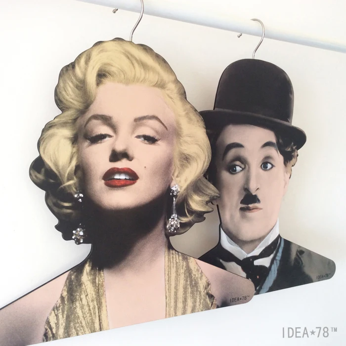 Creative clothes hanger, retro head clothes clothes hanger Brides