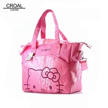 31*37*14 cm Toile Bébé Sac À Couches Pour Maman Maman Mère Hello Kitty De Maternité Nappy Sacs D’isolation Thermique poussette Sac