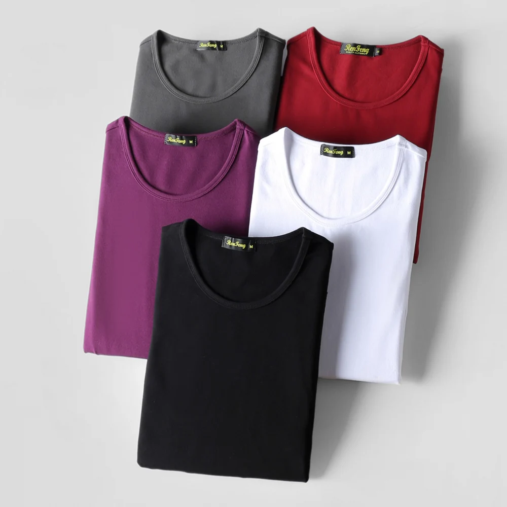 Pullover T Shirt Men Long Sleeve New Fashion 2018 Solid Spring Men's Brand Clothing Casual Slim V-neck Cotton T shirt Homme Tees (3)