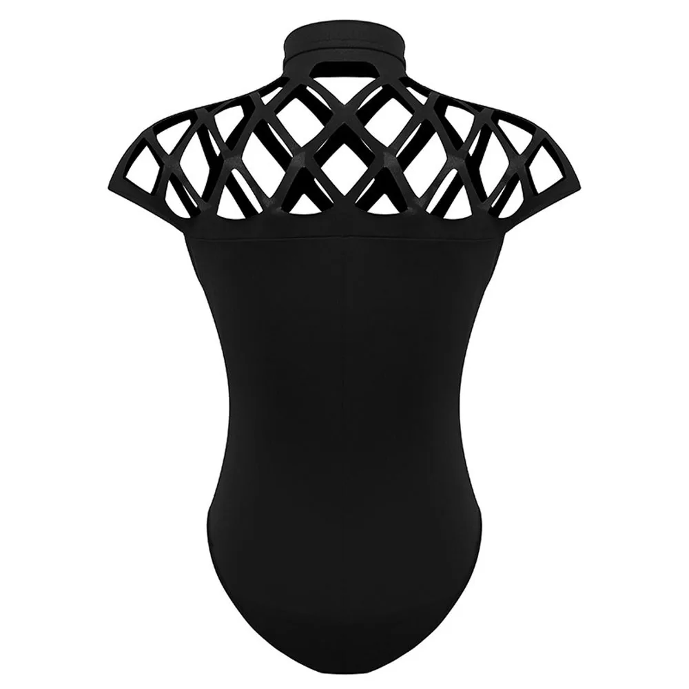 KLV/# Z5 модная новинка 2019 Бесплатная доставка женские колье High Neck Bodycon вязаные рукава комбинезон топы