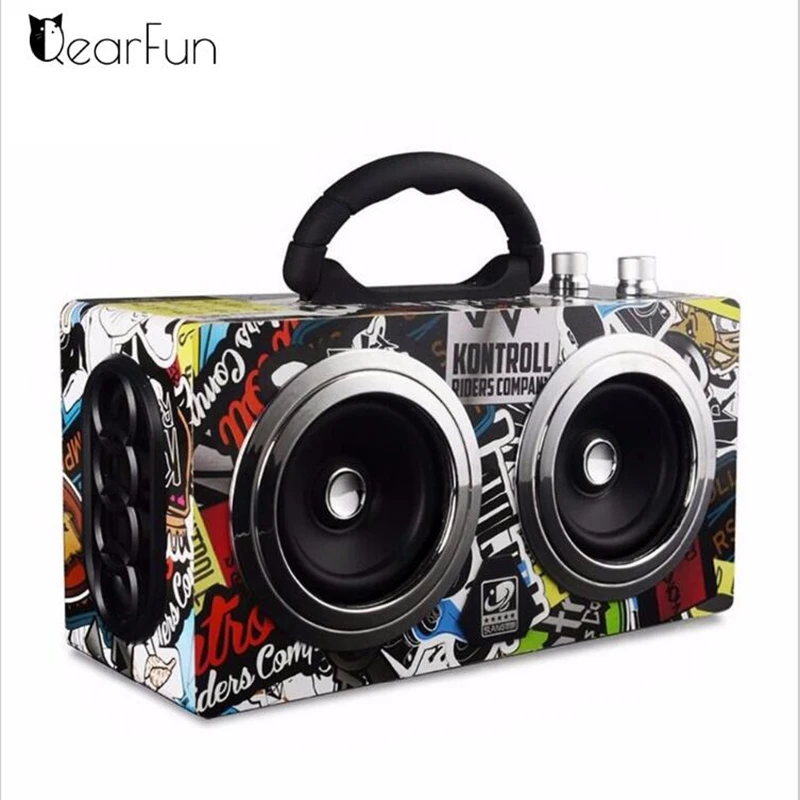 Портативная Bluetooth колонка беспроводная уличная стерео с басами Hi Fi динамик