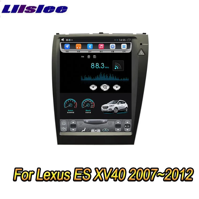 Liislee 2 din Android для Lexus ES 350 GSV40 2007~ 2012 большой экран Автомобильный мультимедийный плеер gps навигация Видео Радио Зеркало Ссылка