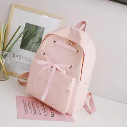 Холст для женщин рюкзак для девочки 2019 сезон: весна-лето новая Корейская версия в духе колледжа Студенческая сумка школы рюкзаки рюкзак
