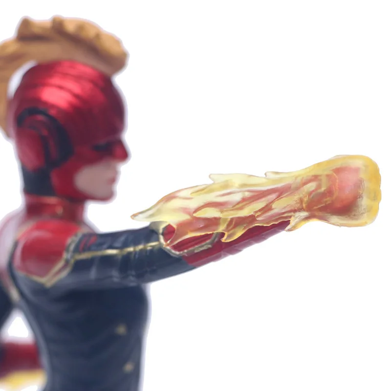 Avengers Captain Marvel 22cm Figure Carol Danvers 110 Statue KO\'s Iron Studios Toys Endgame 4 Spuer Heroine Hero Movie Doll (32)