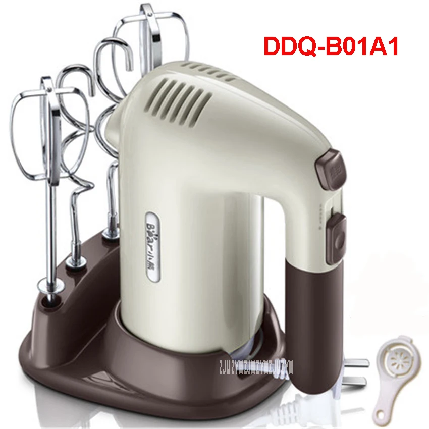 

DDQ-B01A1 Electric New hand-held 5 grade food mixer with table 220V / 50 Hz Food Mixers 1700 r / min Speed, creamy-white 200W
