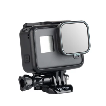 

TELESIN Optical Glass Neutral Density ND4 ND8 ND16 Fader Filters Set for Gopro Hero 7 black Hero 6 5 Action Camera Accessories