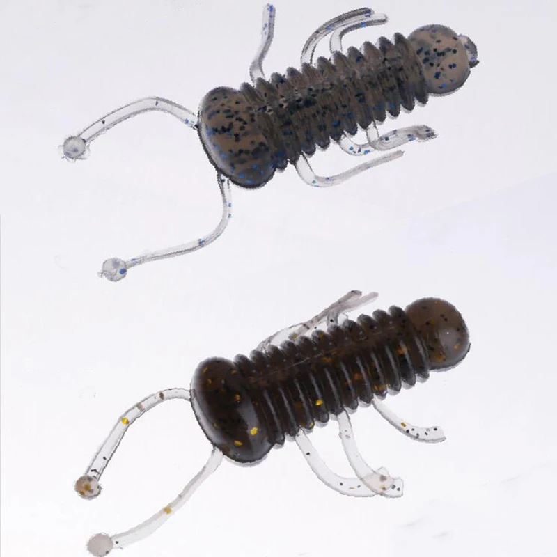 

High quality soft baits fishing lure 10pcs/bag 40mm 1.45g soft lure bass bait five colors available