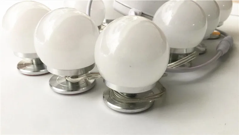 TS-ML03A супер яркий Макс 10 Вт Высокое качество led vanity light алюминиевая подсветка косметического зеркала с диммером и адаптером питания