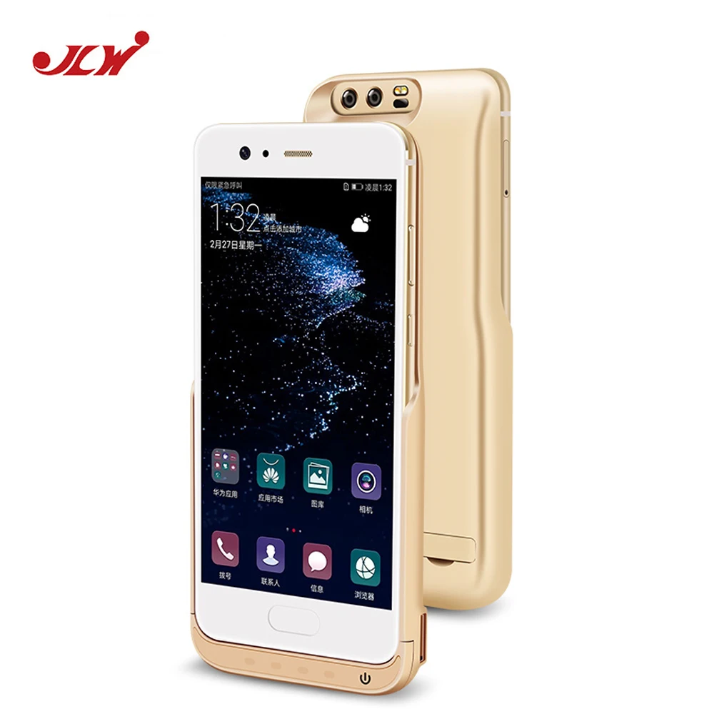 

Wholesale 100PCS JLW 5500mAh Battery Charger Case for HUAWEI P10 External Backup Battery Clip Rechargeable Case For Huawei P10