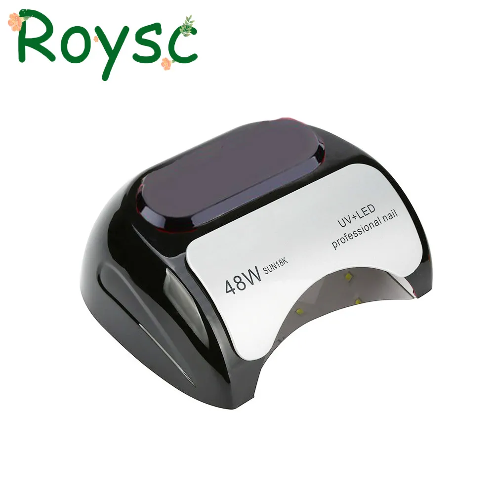 

New 48W LED UV Lamp Nail Dryer Sun Light For Nail Gel Polish Curing Light with Bottom 10s/30s/60s Timer LCD display Tools 18k