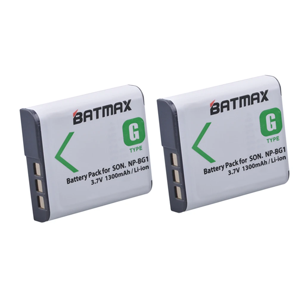 

2Pcs NP-BG1 NP BG1 NPBG1 FG1 High quality Digital Camera Battery for Sony NP-BG1 NP-FG1 DSC-H3 DSC-W70 BC-CSGE BC-CSGD W30