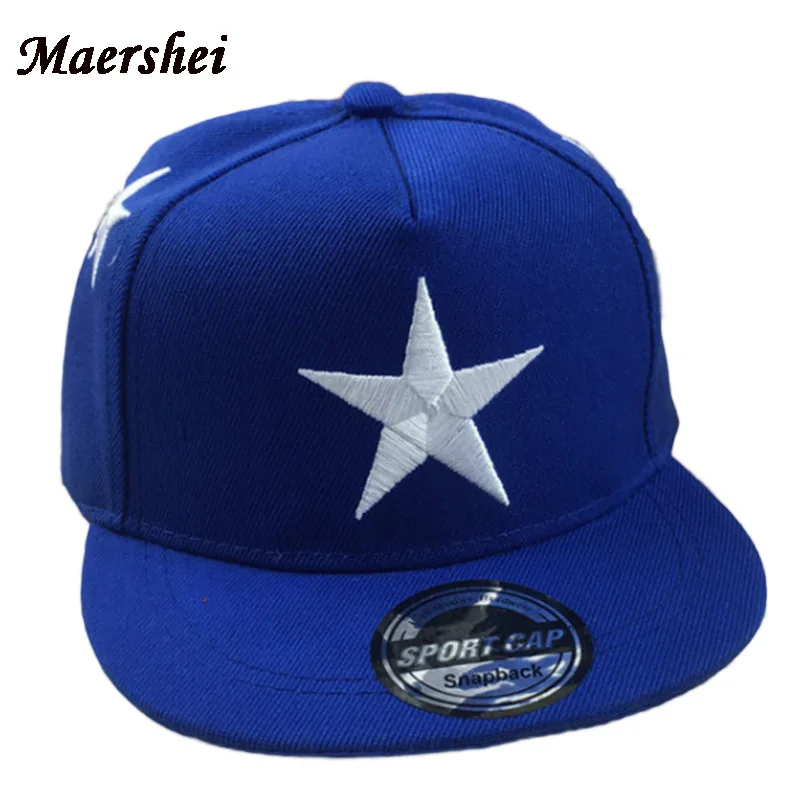 

MAERSHEI Children's Snapback Baseball Cap Boy Spring Fashion Casual Hip hop Hat Bone Casquette kids hat cap gorras girl Pentagra