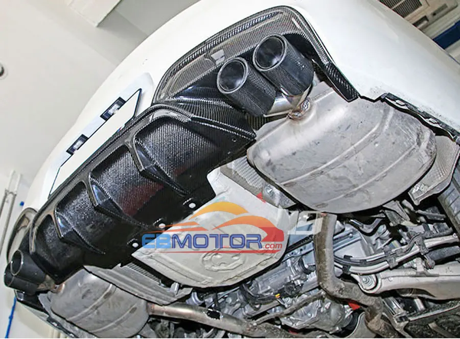 Неокрашенный Стекловолоконный задний наружный диффузор для BMW F12 F13 M6 F06 M6 M-Sport Gran Coup B413F