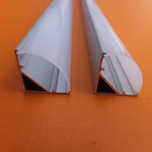 1 метр/шт, угловой алюминиевый светодиодный корпус, алюминиевый профиль для светодиодной ленты, светильник, светодиодный светильник, ширина 12 мм