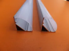 Envío Gratis 1 meter/pcs Esquina de aluminio llevó la vivienda, perfil de aluminio para la tira del led luz led light bar anchura 12mm