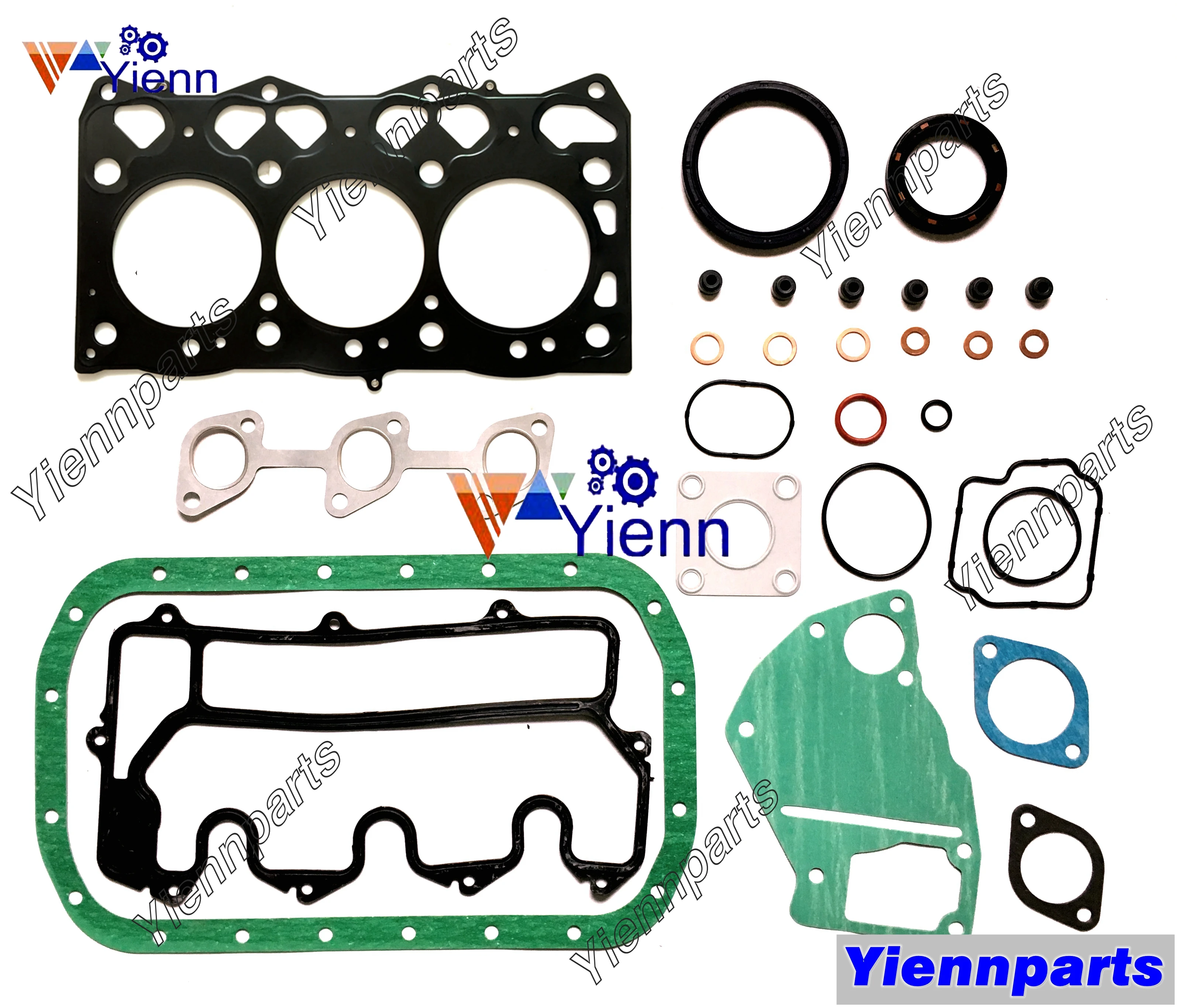 Для ISUZU 3LD2 Комплект прокладок с полной головкой 5-87814-204-1 подходит для JOHN DEERE 27CZTC 35CZTC