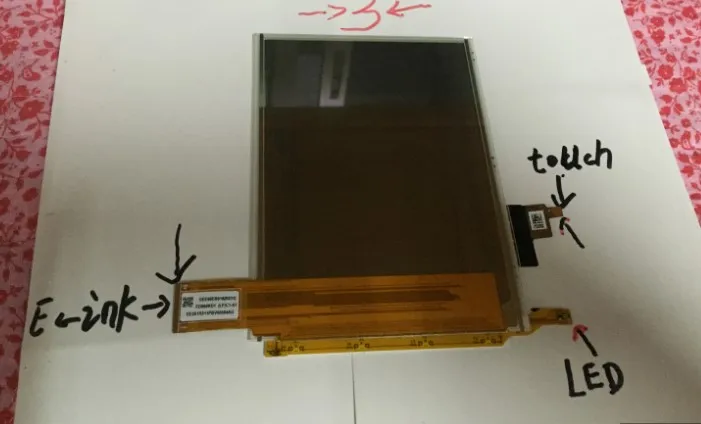 

Kindle Paperwhite 1 ED060XC3(LF)C1-00 e-ink pearl ink front light touch screen display Special KINDLE 2013 screen
