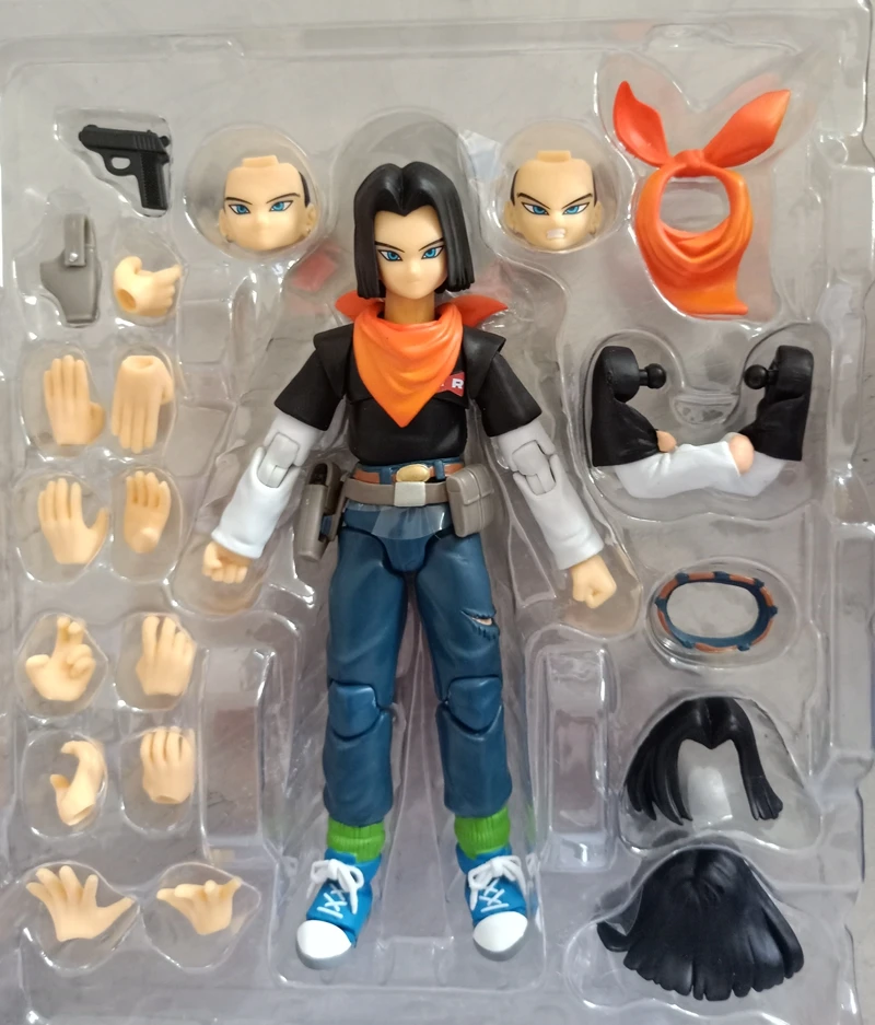 WSTXBD Dragon Ball Z игрушечные фигурки из игры Dragon Ball DBZ(“СВЧ Android № 17 № 18 фигурку Figurals Игрушечная модель куклы игрушки