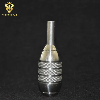 

One Premium 22MM Small Size Stainless Steel 316L Tattoo Grip With Back Stem Supply SSG22-08#