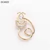 Stethoscope Brooches Gold Rose Gold Gift for Doctor/Nurse Medical Christmas Pin Jewelry Crystal Lapel Pins Broches Women ► Photo 2/6