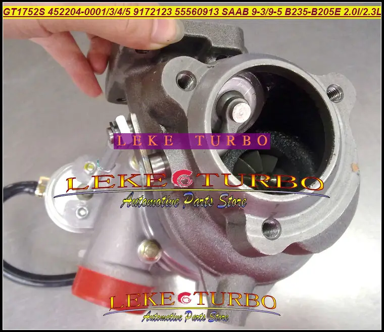 Free Ship Turbo GT1752S 452204 452204-0001 452204-0004 9172123 Turbocharger For SAAB 9.3 9.5 9-3 9-5 97-05 B235E B205E 2.0L 2.3L