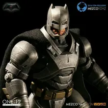 MEZCO Armadura Batman One: 12 Coletivo de Alta Qualidade 15 cm BJD PVC Super Hero Action Figure Brinquedos para meninos