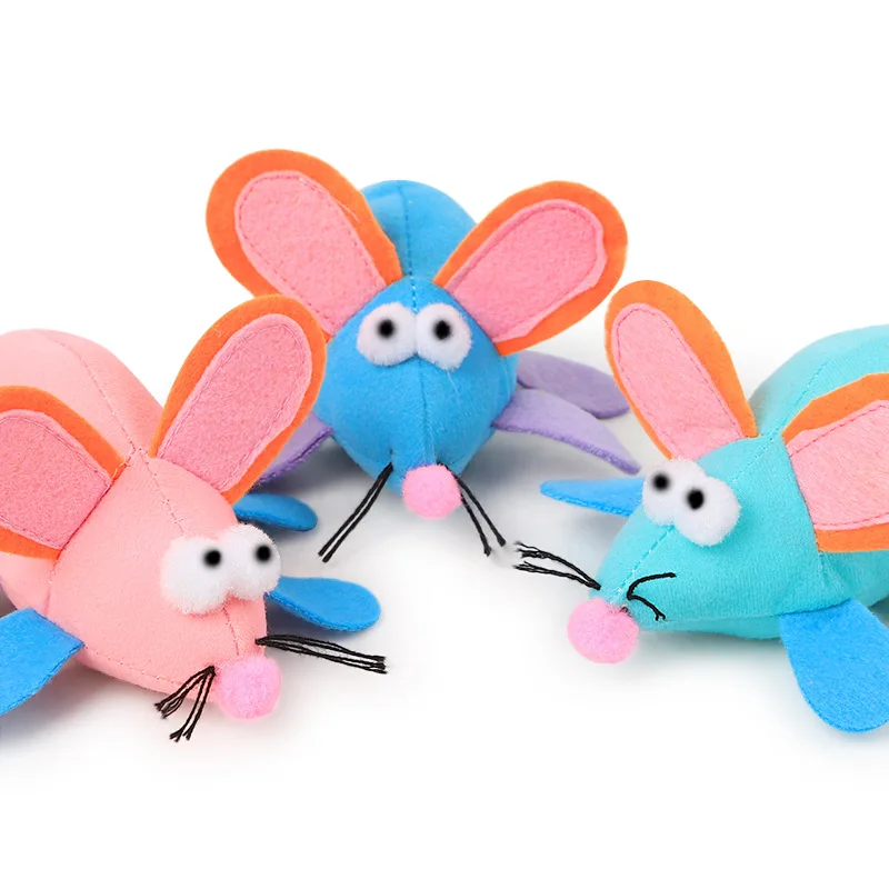 

Funny Clockwork Mouse Toy Spring Power Plush Rat Mechanical Vibrative Interactive Puppy Dog Cat Playing Toy Pet Supplies 13*5cm