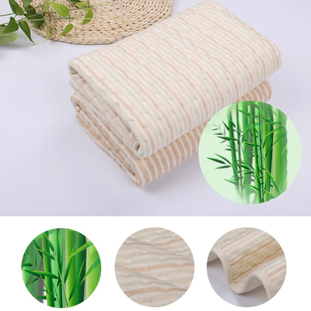  Large Size Double-sided Use Cotton Baby Waterproof Bed Sheet Mattress Washable Reusable Changing Pa