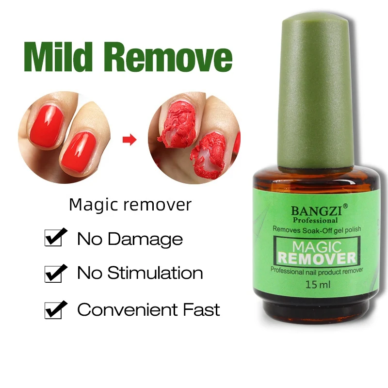 

Natural Burst Magic Nail Gel Remover Soak Off Base Top Coat Gel Nail Polish Cleaner Nail Art Primer Lacquer Nails Manicure Tool