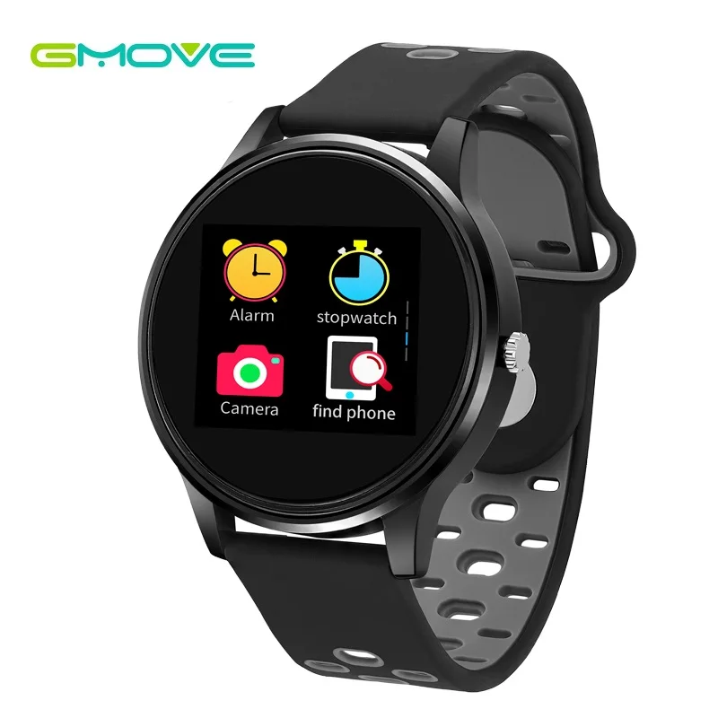 

GMOVE JSW1688 Smart Watch Band Sport Fitness Bracelet Heart Rate Monitor Reminder Fitness Tracker For Android IOS PK mi band 4