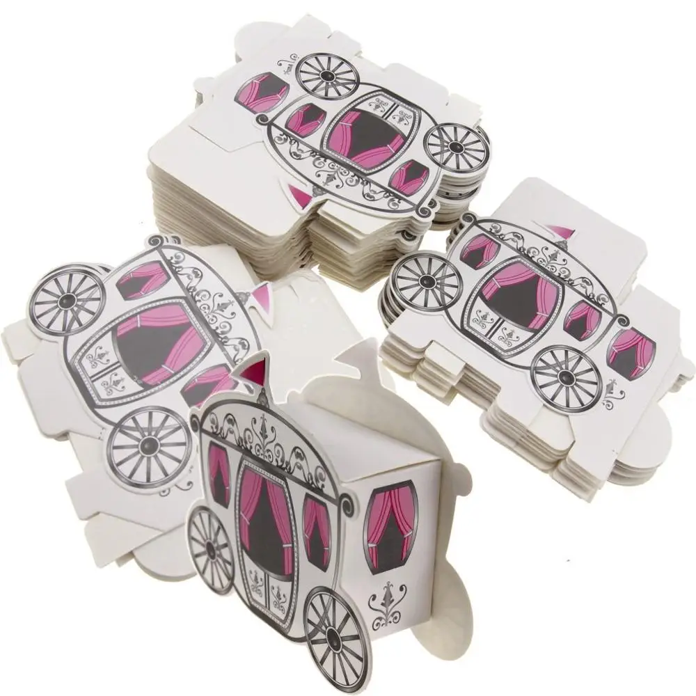 

Quail Cinderella Fairytale Princess Carriage Candy Box, Chocolate Candy Box Party Table Decor