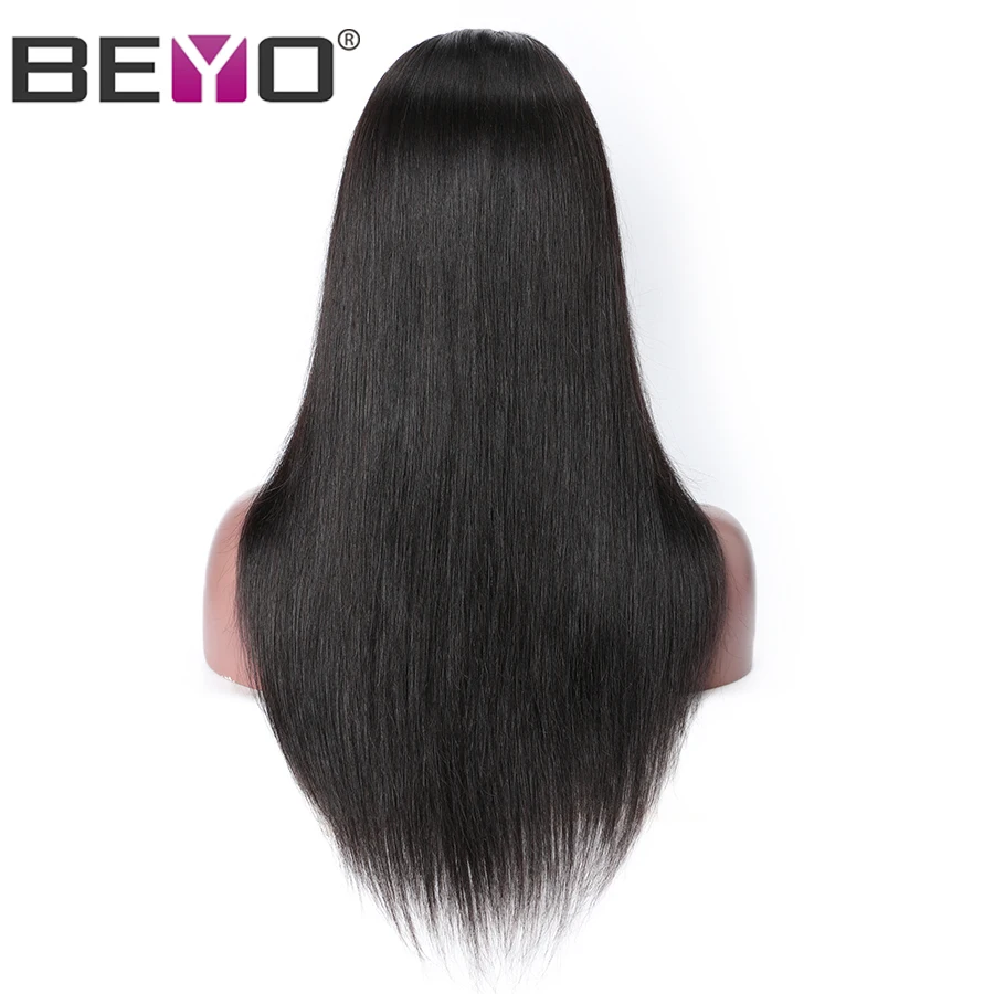 6X2 Straight Lace Front Human Hair Wigs For Black Women Brazilian Lace Wig Pre Plucked With Baby Hair 150 Density Remy Beyo Hair (5)