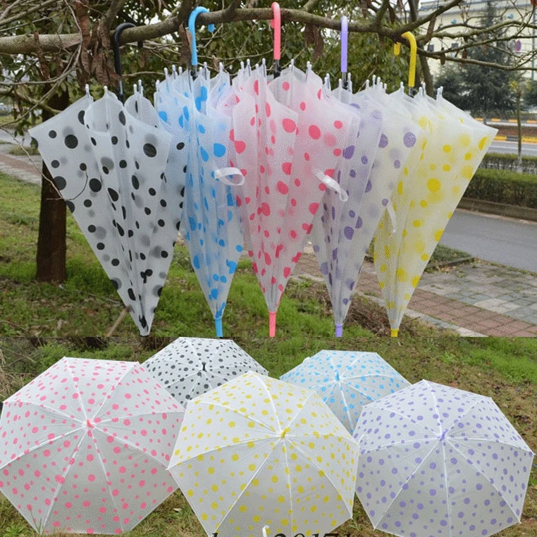 Прозрачные зонтики для защиты от ветра и дождя зонтик с длинной ручкой прозрачное поле зрения ветрозащитные зонты от дождя
