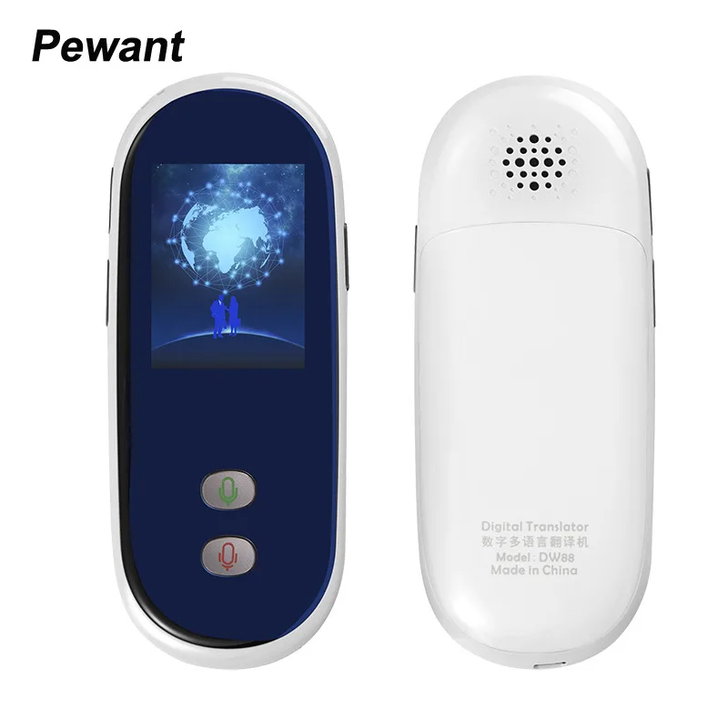 

2.4 Inch Android Real Time Instant Smart Voice Translator SIM WiFi 28 Multi Languages Speech Interactive Translation Portable