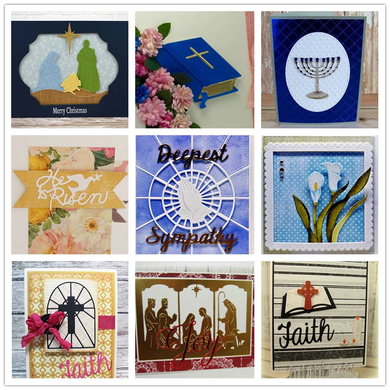

Metal Cutting Dies for Scrapbooking Church Series New 2019 Cutting Embossing Stencils Paper Cards Making