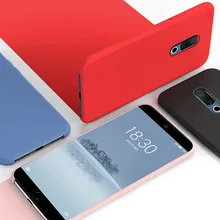 Para Meizu 16 carcasa trasero de silicona suave para Meizu 16X funda protectora para teléfono capa para Meizu 16 plus ultra Delgada funda líquida(China)